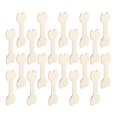 thumbnail image 4 of 20 piezas de recortes de madera de hueso de perro, adornos de madera de hueso de perro, colgantes, 4 of 7