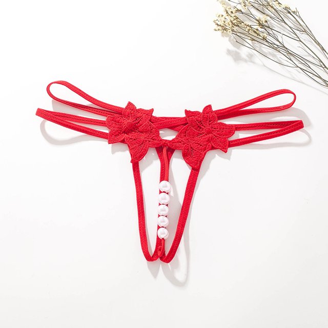 Tangas Mujer Hilo De Masaje Bragas Sexy Lencería Para Sexo 18 Accesorios Eróticos Ropa Interior Transparente G String Lace Pearl Gao Jiahui unisex
