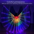thumbnail image 3 of Ala De Luz LED, Disfraz De Ala Colorida, Funciona Con Pilas, Uso Flexible, Cuello Autoadhesivo, Alto Brillo Para Juegos De Rol De Cosplay, 3 of 7