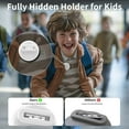 thumbnail image 2 of WWS-for AirTag Holder for Kids, 4-Pack Waterproof Anti Lost Hidden Air Tag Holder with Invisible Pin Backs, GPS Tracker Tag with Safety Pin for Clothing, Luggage, Backpack, 2 of 4