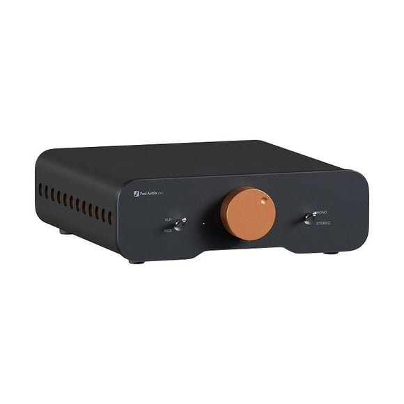 Fosi Audio ZA3 Amplificateur d'Alimentation Stéréo TPA3255 Classe D Amplificateur Audio Hi‐Fi pour Haut‐parleur d'Étagère Passif avec Entrée XLR/RCA/séquilibrée