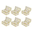 thumbnail image 4 of Treat Boxes, 12PCS Candy Box Atmospheric Chocolates  For Bridal Showers For Weddings S Gold, 4 of 8
