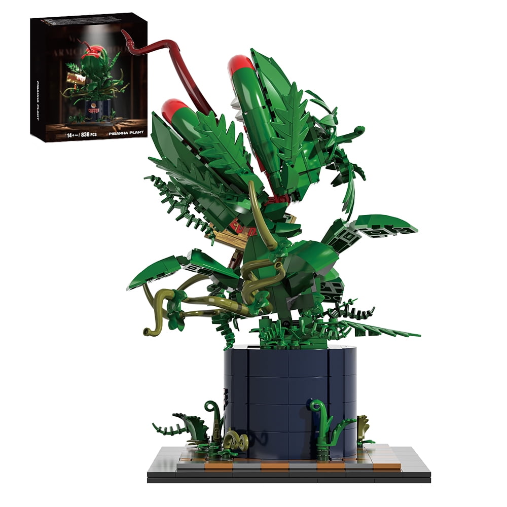 SENVOBK Audrey II Building Block Kit Cannibal Flower Building Blocks Toys Little Shop of Horrors Cannibal for Tv Fans Birthday Christmas Gift