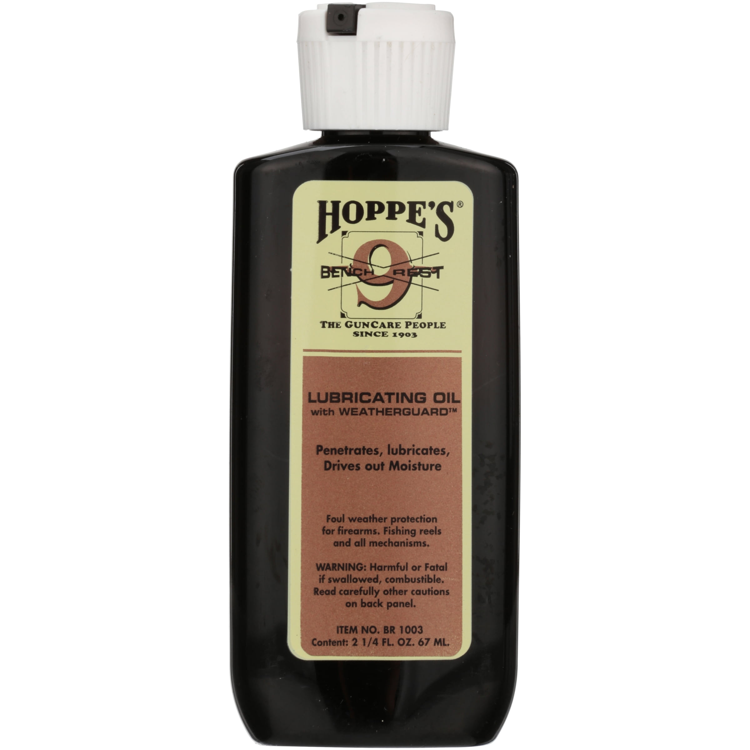 Hoppes Lubricating Oil with Weatherguard 2.25 fl. oz. Bottle