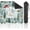 Color3, variant on Mahjong Mat with Bag, 31.5 x 31.5 Inch Non Slip Lotus Flowers Tropical Garden Arch Palm Trees Ornamental Floral , Gaming Pad for Mahjong, Poker, Dominoes, Card and Board Tile Games