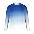 thumbnail image 2 of Mens Crew Necks Sweatshirts Mens Long Sleeve Shirt Mens Sweatshirts No Hood Mens Quarter Zip Pullover Fleece Lined Men's New Arrivals, 2 of 5