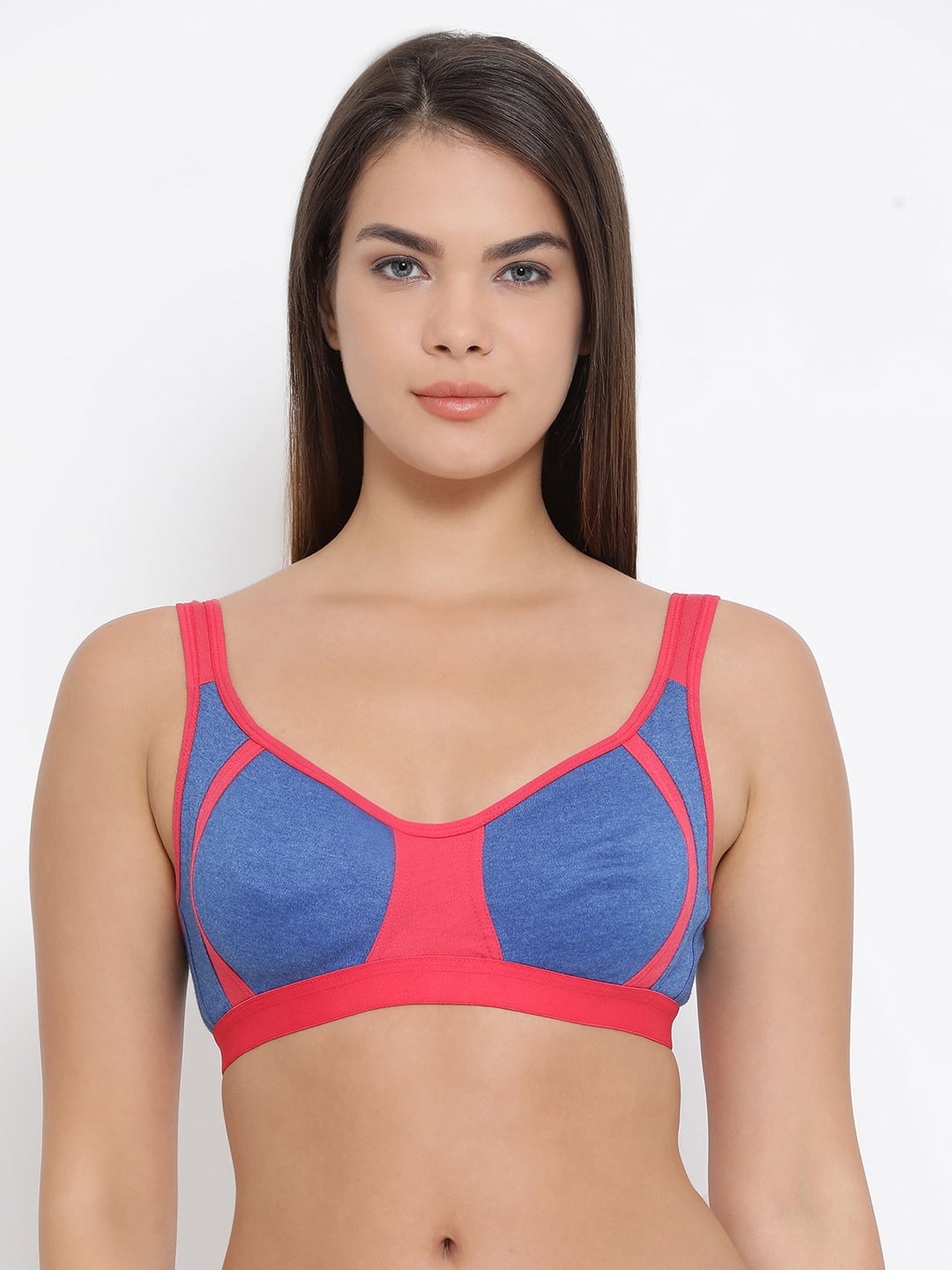 Clovia Smoothie Non-Padded Non-Wired Full Coverage Bra in Dusty Pink-  Cotton Rich 