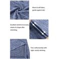 thumbnail image 6 of Fantaslook Plus Size Pajamas for Women Set Side Slits Long Sleeve Sleepwear 2 Piece Lounge Sets with Pockets, 6 of 11
