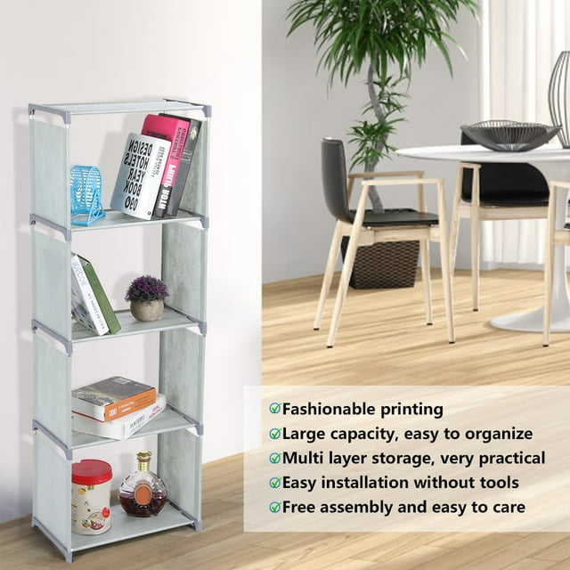 Multi Layer Bookcase BookStorage For Home Bedroom Living Room Office