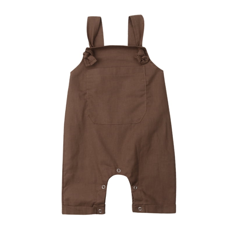 girls khaki dungarees