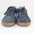 thumbnail image 3 of PU & MA Suede Classic Gum Sole Sneakers – Men’s Size 12 – Navy Blue & White, 3 of 6