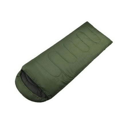 Large Single Warm Soft Waterproof Sleeping Bag Green Large Single Warm Soft Waterproof Sleeping Bag Green