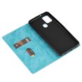 thumbnail image 5 of Galaxy A21s Case, Allytech PU Leather Glitter Bling Desgin Slim Fit Kickstand Folio Flip Cover Credit Cards Slots Shockproof Wallet Case Cover for Samsung Galaxy A21s, Skyblue, 5 of 5
