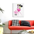 thumbnail image 4 of Sikiie It'S Flamazing To Be A Pirate Print Canvas Decorative Hanging Painting, Anti-shrinkage Hanging Frame, Suitable for Home, Office Wall Decorations, 4 of 6