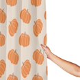 thumbnail image 4 of XMXT Waterproof Shower Curtain Liner with Iron Hooks, Halloween Pumpkin Seamless Print Shower Curtains for Bathroom Decor Accessories, 72 x 72 inches, 4 of 8