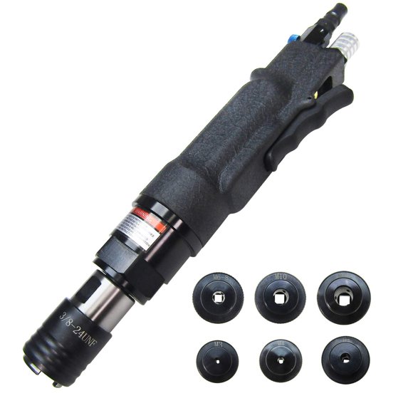 MXBAOHENG Machine de Taraudage Pneumatique M3-M12 pour Bras Flexible Universel Portable pour Utiliser Chuck Taille : M3,M4,M5,(M6),M8,M10,M12 (400 Tr/min)