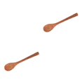 thumbnail image 1 of Cateissary Coconut Wood Spoon Flat Handle Stirring Tableware Use Supplies Household Cooking Tool Kitchen Coffee Accessories 18x2.5 cm 2Conjunto, 1 of 6