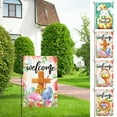 thumbnail image 2 of PEIBang Happy Easter Garden Flag,Easter Egg Bunny Garden Flag 12x18 Inch,Double Sided Easter Yard Flag for Outdoor Decorations, 2 of 6
