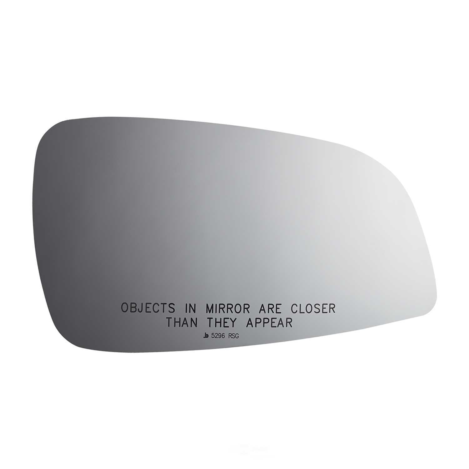 Burco Side View Mirror Replacement Glass with Motor Mount Plate - Clear Glass - 5296RSG