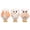 A, variant on Owl Figurines Set of 3 Funny Hear Not See Not Speak Not Resins Sculptures Ornaments for Tabletop and Book Shelf