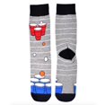 thumbnail image 3 of Urban-Peacock Men's Novelty Fun Socks - Beer Pong - Gray, 1 Pair, 3 of 4