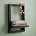 thumbnail image 5 of 2PCS Floating Shelves for Wall, Decorative Wall Shelves Black, Plants Shelf Framed, Square Wall Decor, Art Sconces Artificial Vases Hanging Storage Shelf for Bathroom Living Room Modern Elegant, 5 of 7