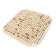 thumbnail image 4 of Cojín de asiento cuadrado con cuentas de madera y tapete refrescante tejido a mano Beige, 4 of 9