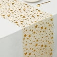 thumbnail image 5 of Vrorvz Star Shaped Glitter Table Runner Christmas Thanksgiving Decor Enhances Festive Vibes Is Easy to Clean Dining Tables Holiday Celebrations 11.0in Gold, 5 of 6