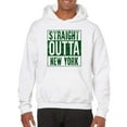 thumbnail image 4 of Straight Outta New York - New York Football Hometown Pride Hoodie - 2X-Large - White w/Forest Print, 4 of 6