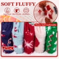 thumbnail image 7 of Loritta 5 Pairs Christmas Fluffy Fuzzy Socks Soft Cozy Socks Women Sleep Comfy Socks Winter Warm Socks for Women Gift Box, 7 of 7