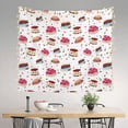 thumbnail image 2 of Sikiie Birthday Cake tapestry wall hanging home decor for bedrooms, living rooms, dorms 60x51in, 2 of 6