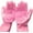 Pink, variant on 1 Pairs of BPA FREE Silicone Dishwashing Gloves for Kitchen Silicone Scrubbing Gloves Soft Bristles Cleaning Pet Care Washing Reusable Non-Slip & Heat Resistant