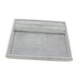 thumbnail image 2 of Dualoai Jewelry Display Tray Elegant Jewelry Organizer for Necklace Pendant Bracelet Gray, 2 of 9