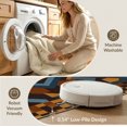 thumbnail image 5 of ODIKA 9'x12' Washable Area Rug Low Pile, Flatwoven, Throw Featuring Large Checkerboard Border Bands Couch Checkered for Great Room, Indoor Concept, Living, 5 of 7