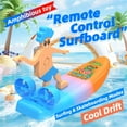 thumbnail image 6 of Remote Control Boat, Amphibious RC Surfboard, Drifting Scooter Toy with 2.4GHz Wireless Remote, Rechargeable Lithium Battery, Dual Speed Modes, Water and Land Play, Safe Rounded Design, 6 of 9