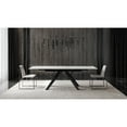 thumbnail image 3 of B-Modern Eco-Leather Dining Chair in White & Stainless Steel, 3 of 5