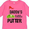 thumbnail image 4 of Inktastic Daddy Little Putter Mini Golf Boys or Girls Long Sleeve Toddler T-Shirt, 4 of 5