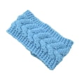 thumbnail image 1 of Bandeau d'Hiver pour Femmes, Élasticité, Chaud, style Mode, Confortable, Accessoires pour Cheveux, Bleu Clair, 1 of 6