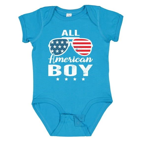 Inktastic All American Boy USA Parade Boys Baby Bodysuit