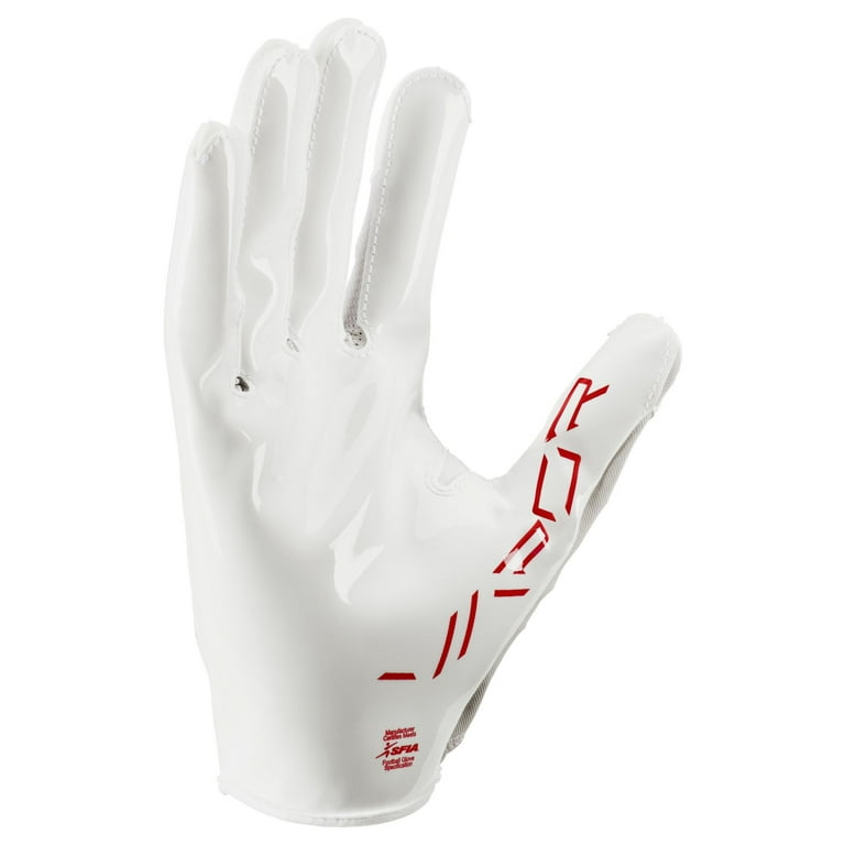 Nike Vapor Jet 8.0 Adult Football Gloves White White Red X