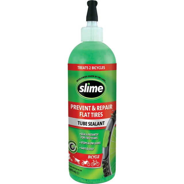 Sellador para tubos de bicicleta Slime, 473 ml, prevención y reparación