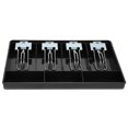 thumbnail image 1 of Peahefy Cash Drawer Register Insert Tray Replacement Cashier Four Box with Metal Clip, Cash Register Insert, Cash Register Insert Tray, 1 of 8