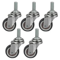 OFFIGAM Heavy Duty Casters 5-Pack Smooth Rolling Replacement Wheels for Furniture and Equipment