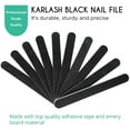 thumbnail image 3 of Karlash Professional Double Sided Emery Board 7" Black Nail File 80/80 10pcs, 3 of 6