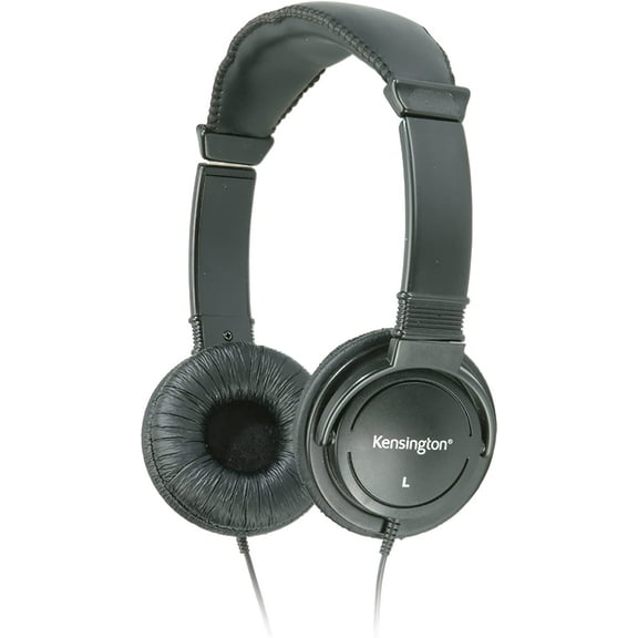 Hi-Fi On-Ear Headphones with 9-Foot Cord (K33137),Black