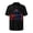 American Flag 250 Years Theme, variant on American Bald Eagle Pattern Moisture Wicking Men's Short Sleeve Shirt, Breathable Soft Men's Short Sleeve Button Up Shirt for Resort Beach Party