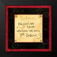 thumbnail image 2 of DiPaolo, Dan 12x12 Black Modern Framed Museum Art Print Titled - Believe, 2 of 5