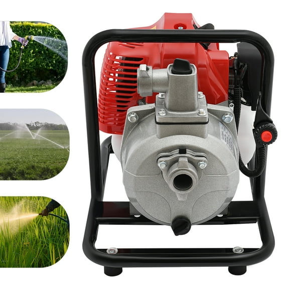 High-Efficiency Solar Water Pump with 2-Stroke Gasoline Engine, 1.25KW Power, 98.43ft Lift, 35.66Gal/Min Flow, Corrosion-Resistant, Easy to Operate and Maintain for Water Pumping Tasks