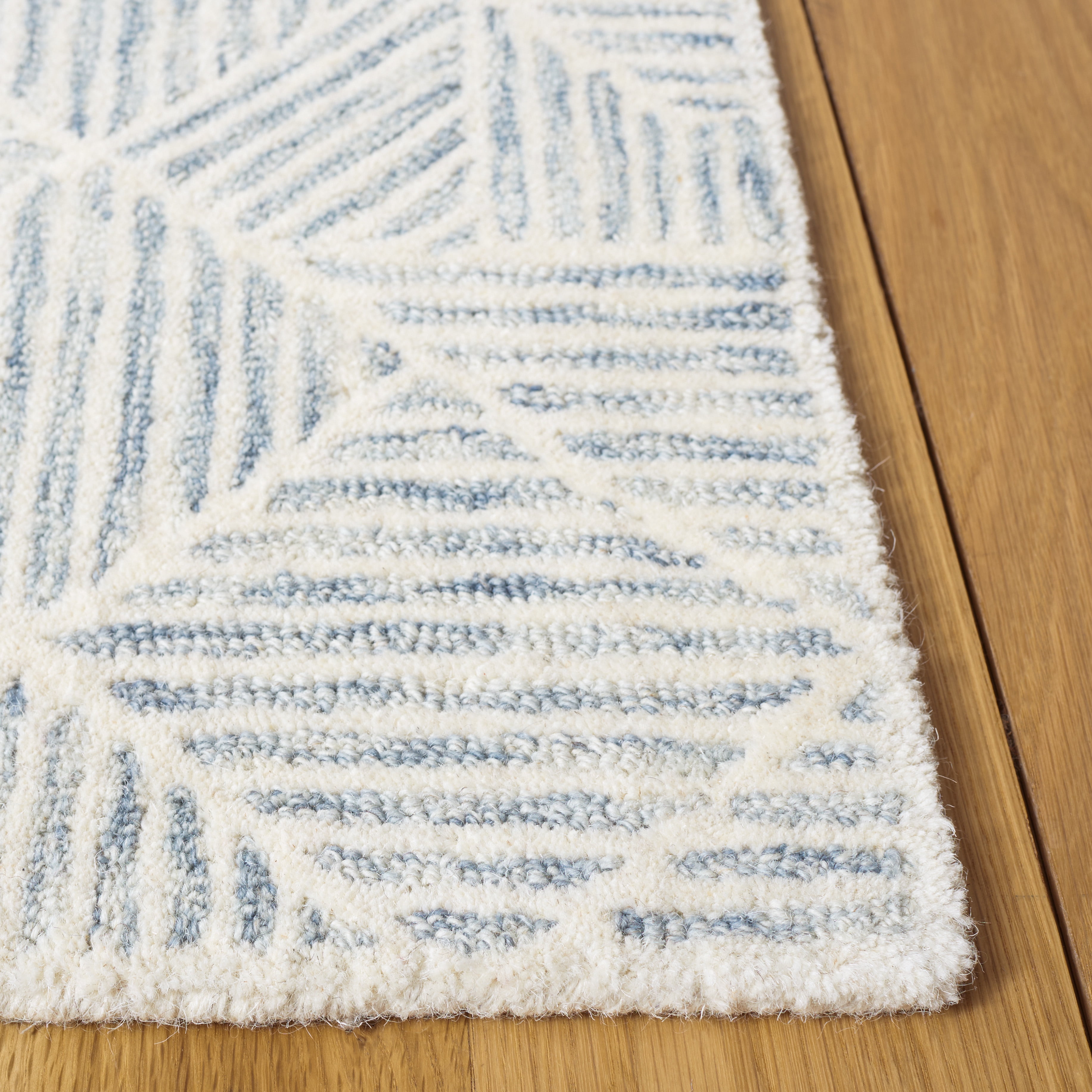 SAFAVIEH Abstract Brock Geometric Area Rug, Gray/Ivory, 5' x 8'