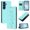 Mint, variant on Allytechgroup Flip Phone Case for Samsung Galaxy S26+ with Card Slots, PU Leather Protective Rugged RFID Blocking Slim Fit Non-Slip Shockproof Bumper for Women Men, Mint